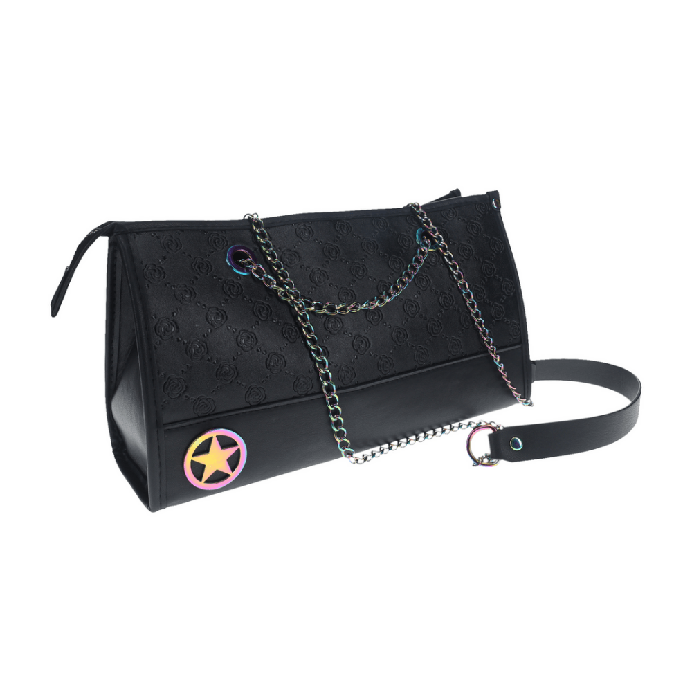 Close-up Venice kit tas zwart, elegante materialen en stevige sluiting