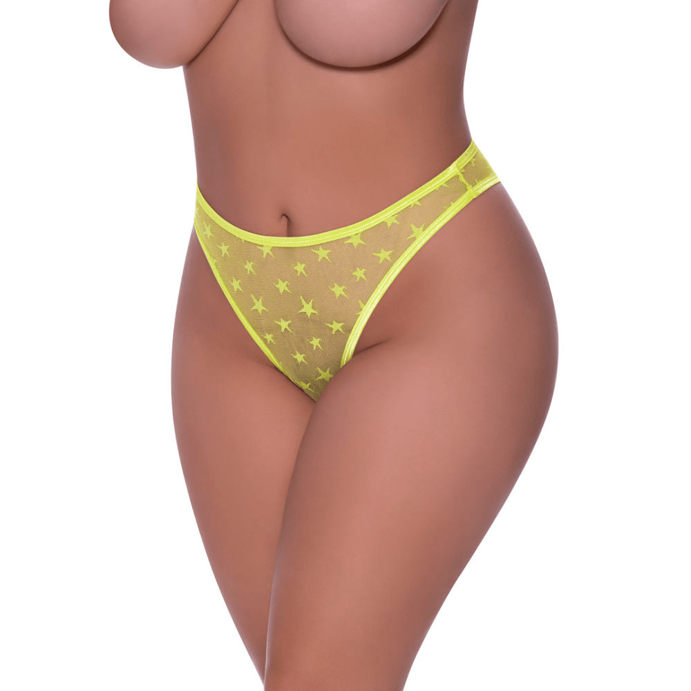 Magic Silk High-Waist Micro Tanga 2X Limoen