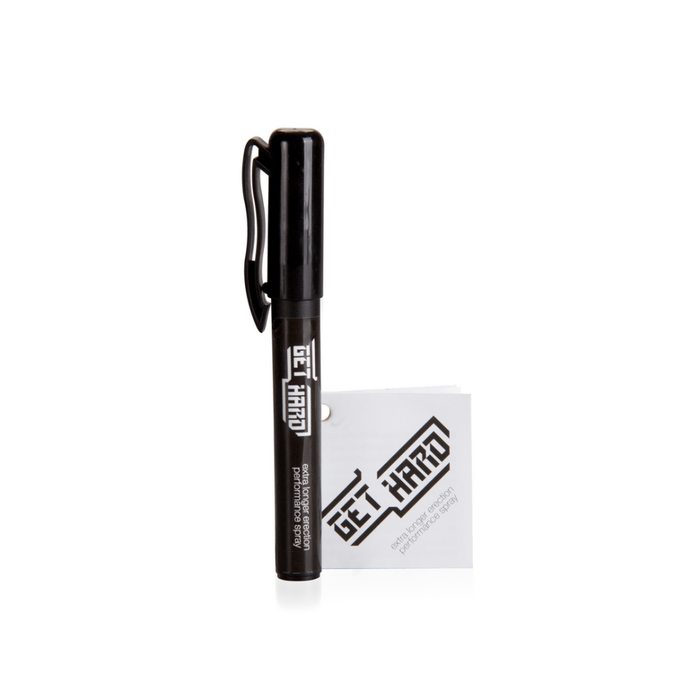 Pharmquests Get Hard Spray 6 ml, detailweergave van de spray voor extra stevigheid en ondersteuning
