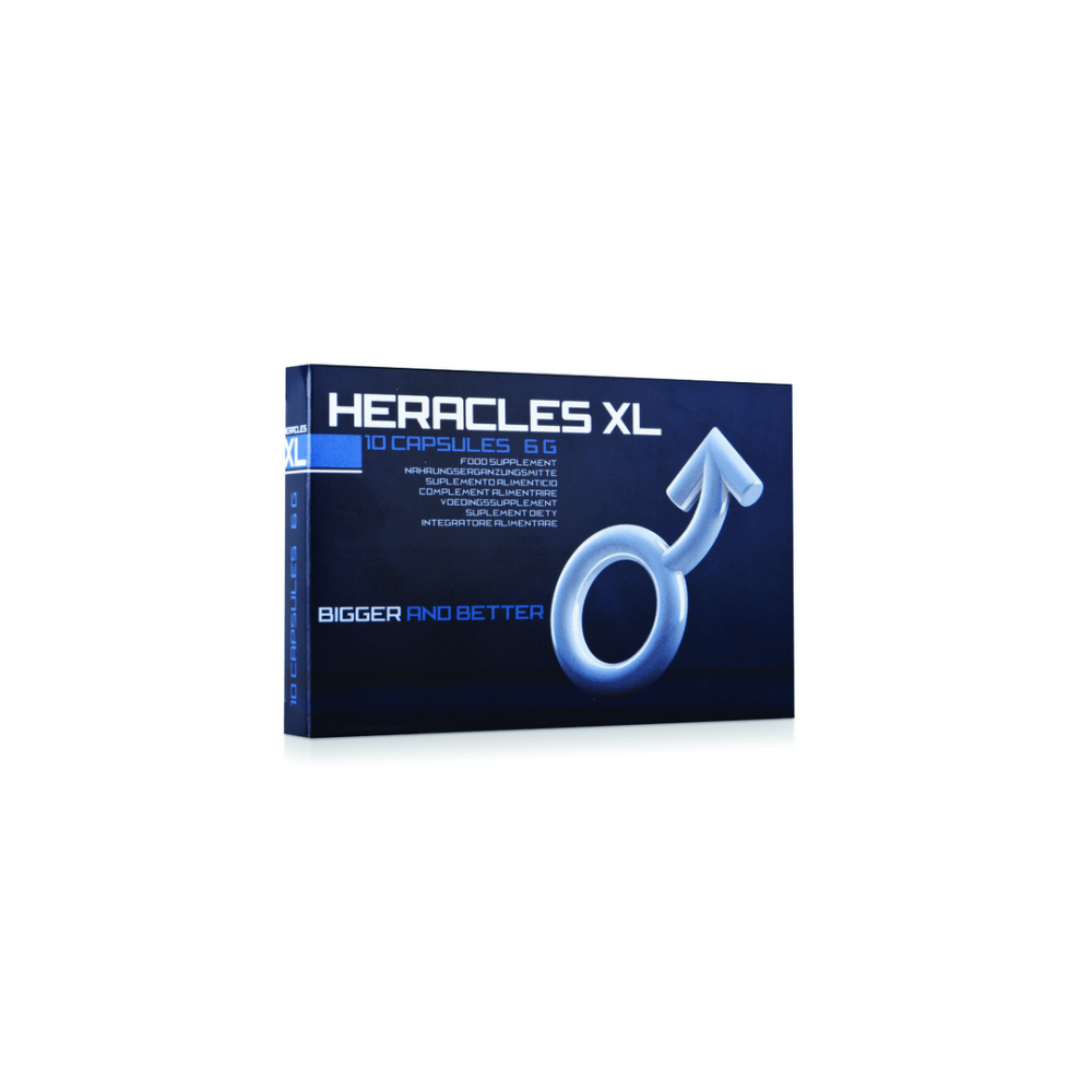 Pharmquests Heracles XL Capsules 10 stuks, verpakking met krachtige stimulerende capsules