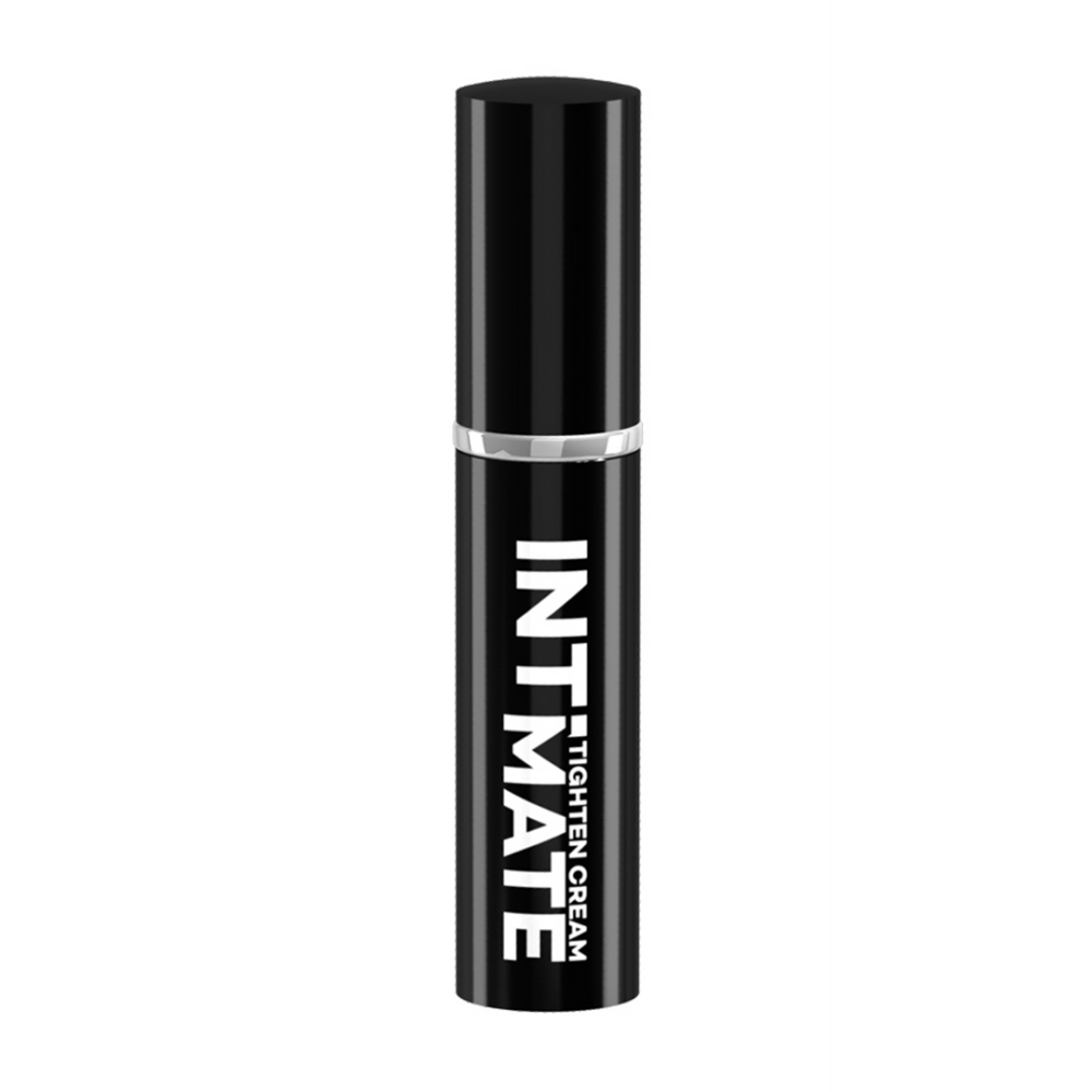 Pharmquests Intieme Verstevigende Spray vrouwen 5 ml zwarte sprayflacon met verticale witte tekst