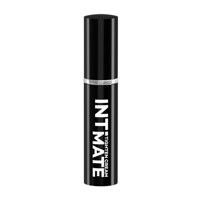 Pharmquests Intieme Verstevigende Spray vrouwen 5 ml zwarte sprayflacon met verticale witte tekst