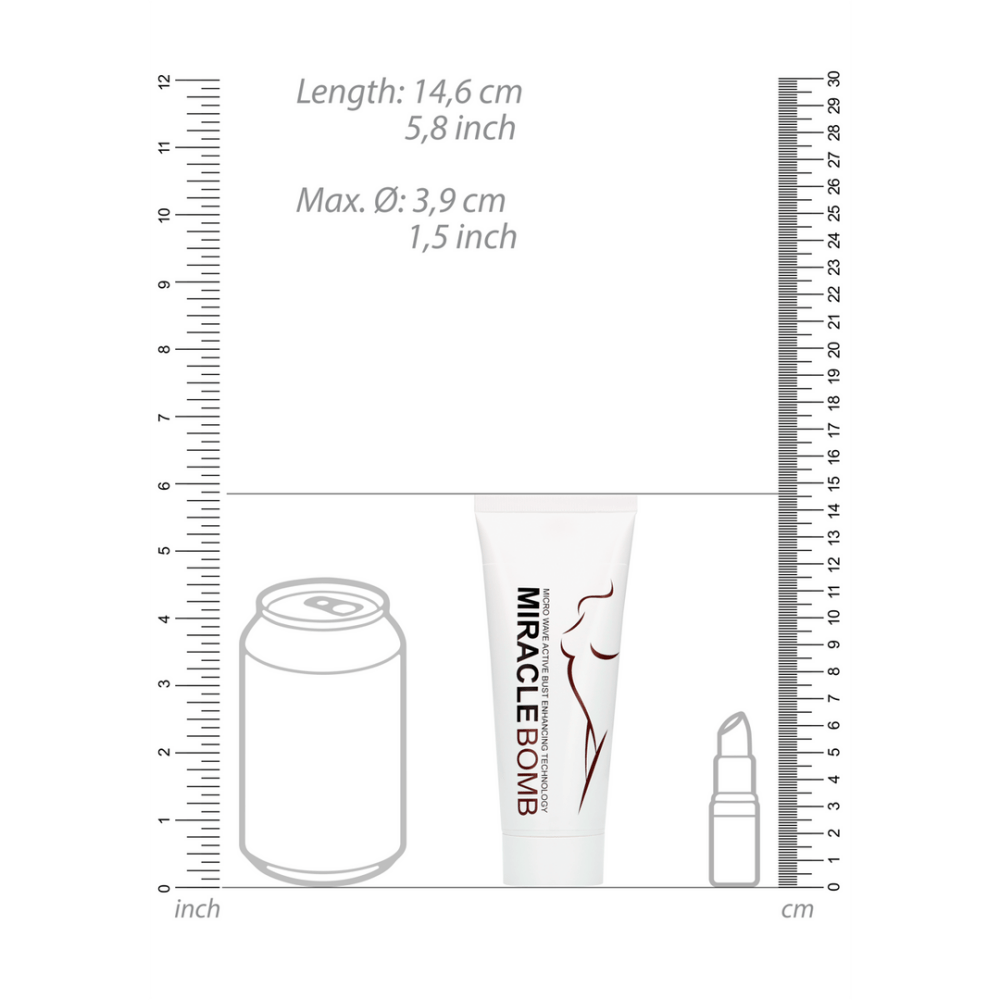 Pharmquests Miracle Bomb Borstgel 100 ml | Stevigere en vollere borsten