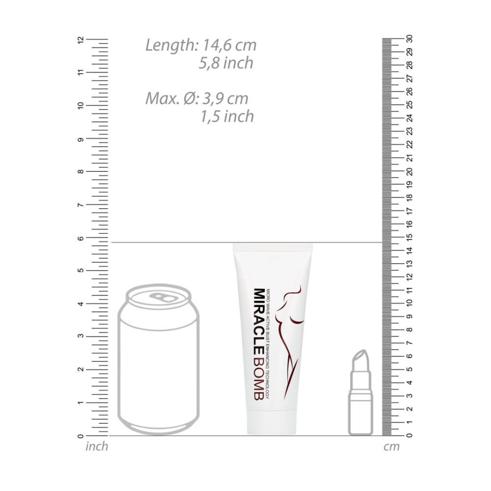 Pharmquests Miracle Bomb Borstgel 100 ml | Stevigere en vollere borsten