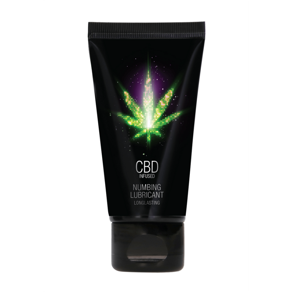 Pharmquests CBD Numbing Glijmiddel 50 ml, zwarte tube voorzijde