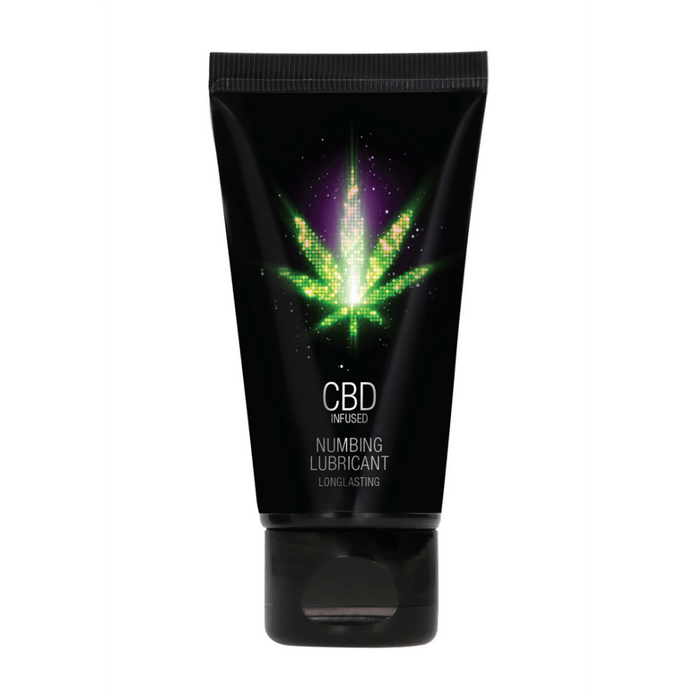 Pharmquests CBD Numbing Glijmiddel 50 ml, zwarte tube voorzijde