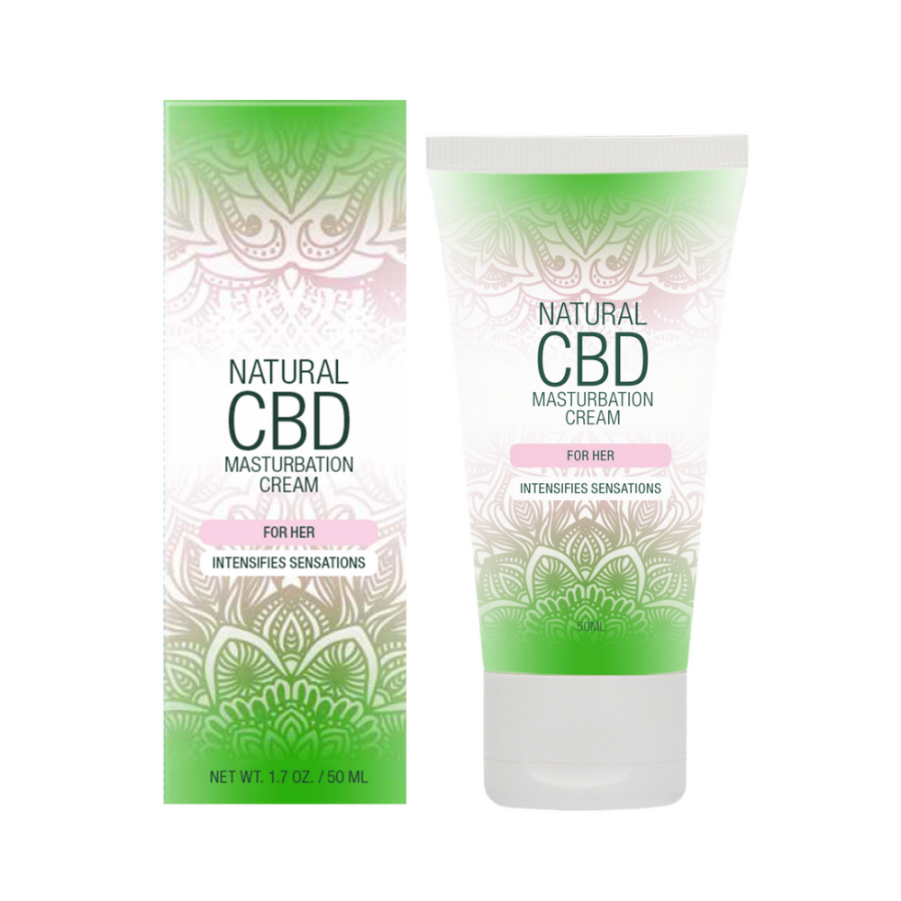 Pharmquests CBD Masturbatiecrème Voor Haar 50 ml, tube vooraanzicht