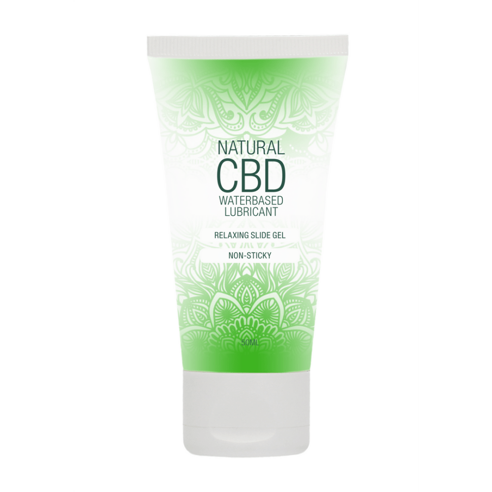 Pharmquests CBD Neutral Glijmiddel 50 ml, groene tube vooraanzicht