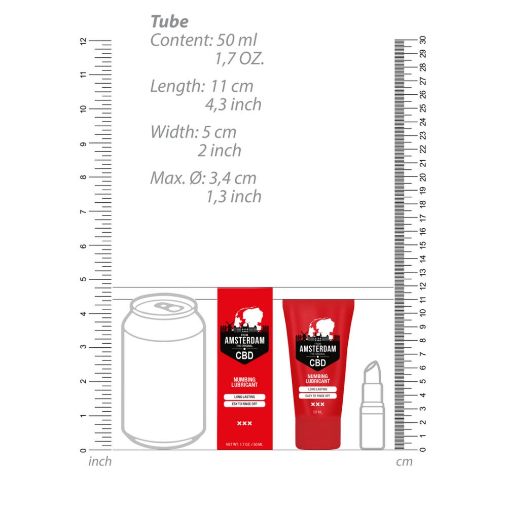 Original CBD aus Amsterdam - Betäubendes Gleitmittel - 2 fl oz / 50 ml
