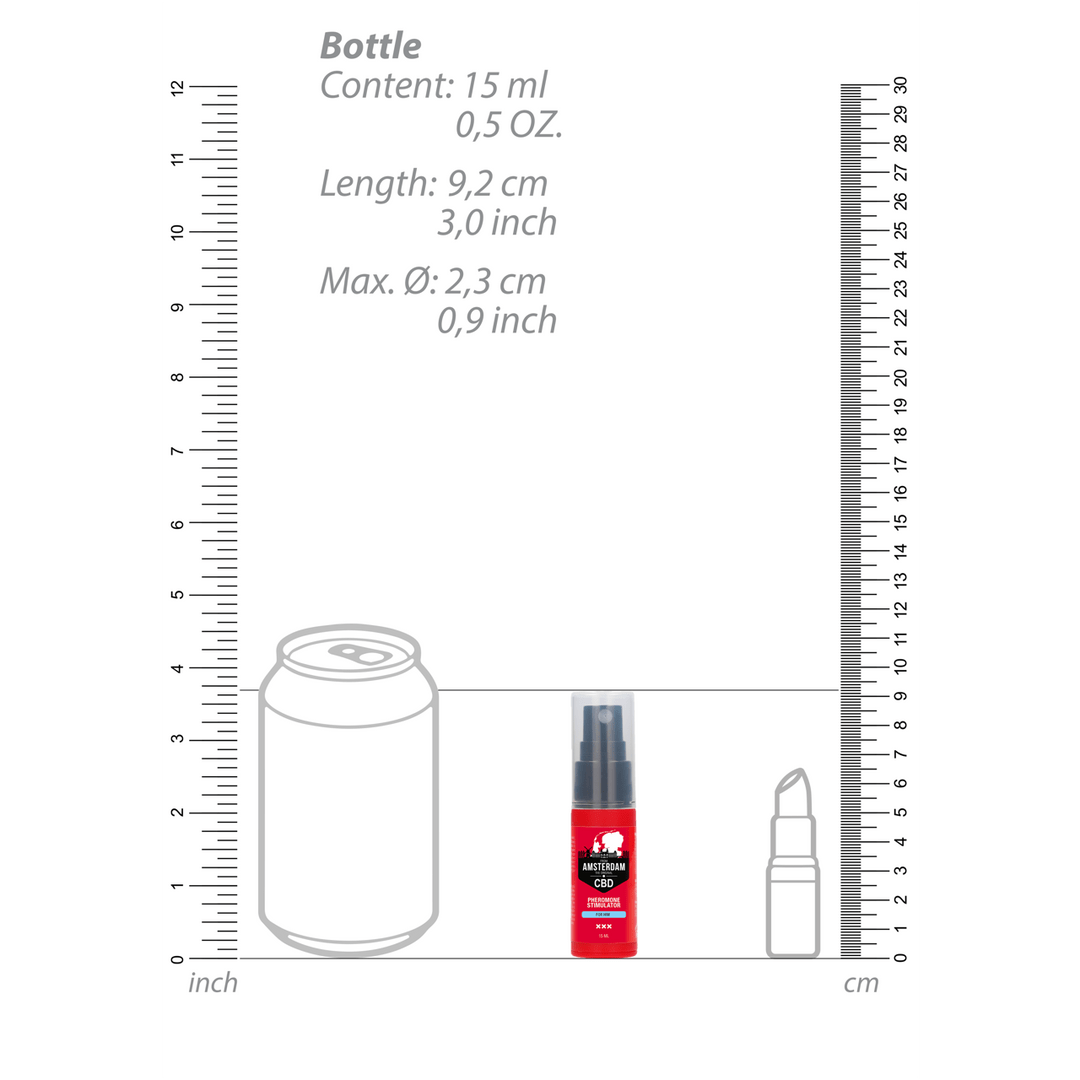 Pharmquests by Shots CBD pheromone stimulator voor mannen 15 ml, productinformatie overzicht