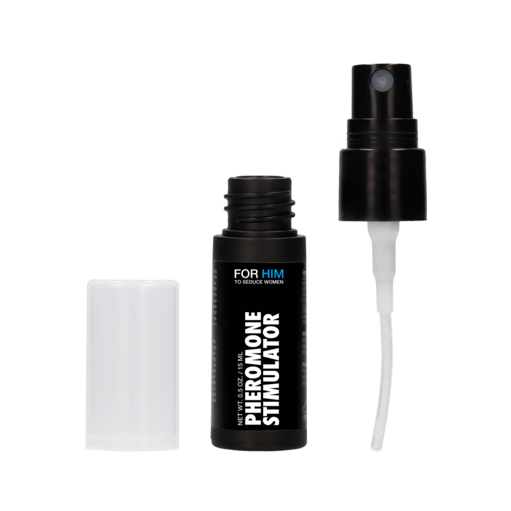 Pharmquests pheromone spray voor mannen 15 ml met verpakking, compact formaat