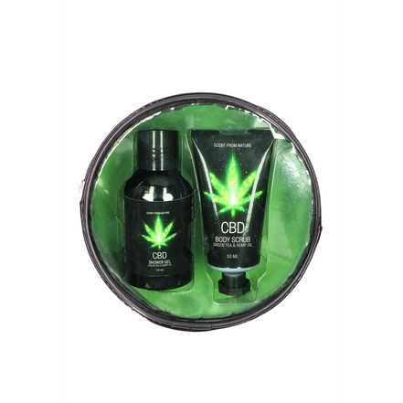 Pharmquests CBD Travel Set Green Tea Hemp Oil | Premium huidverzorging