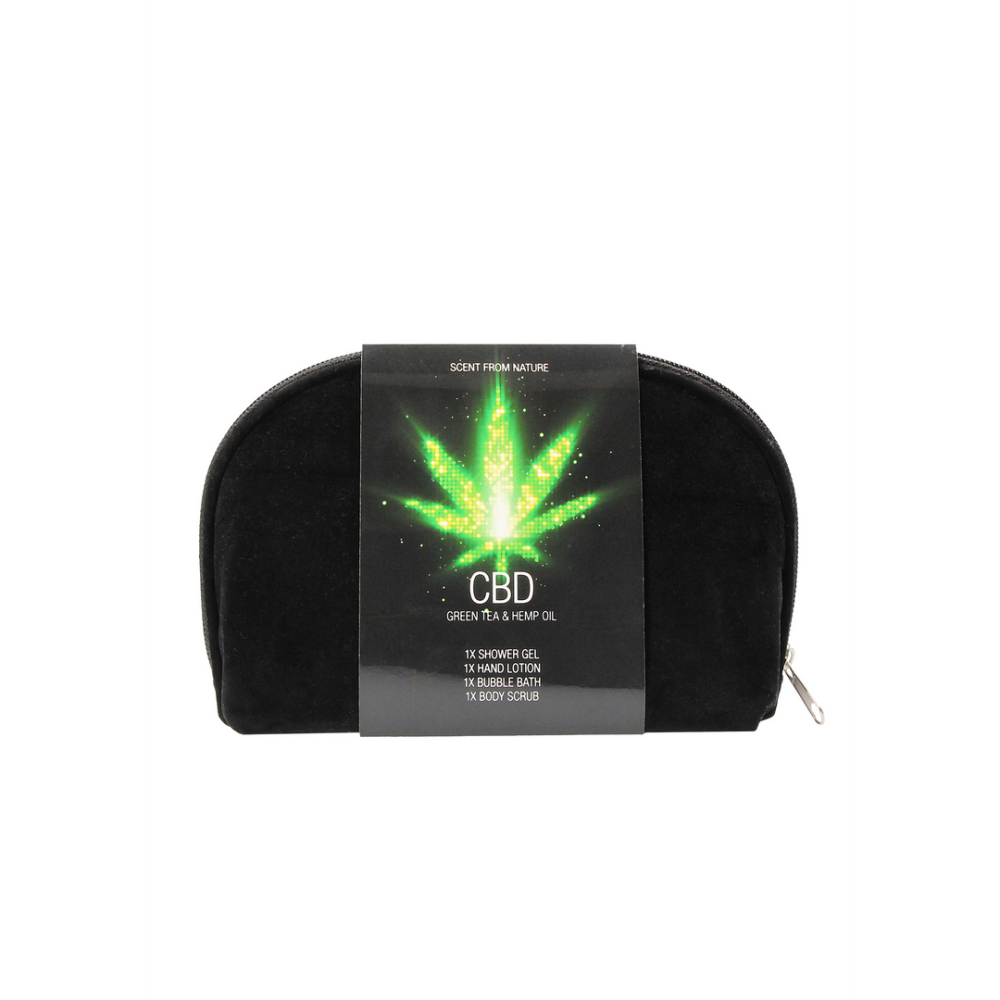 Pharmquests CBD Toilettenset Grüner Tee Hanföl