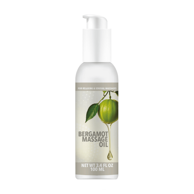 Pharmquests by Shots massageolie bergamot 100 ml, verfrissende citrusgeur, hydrateert en maakt de huid soepel