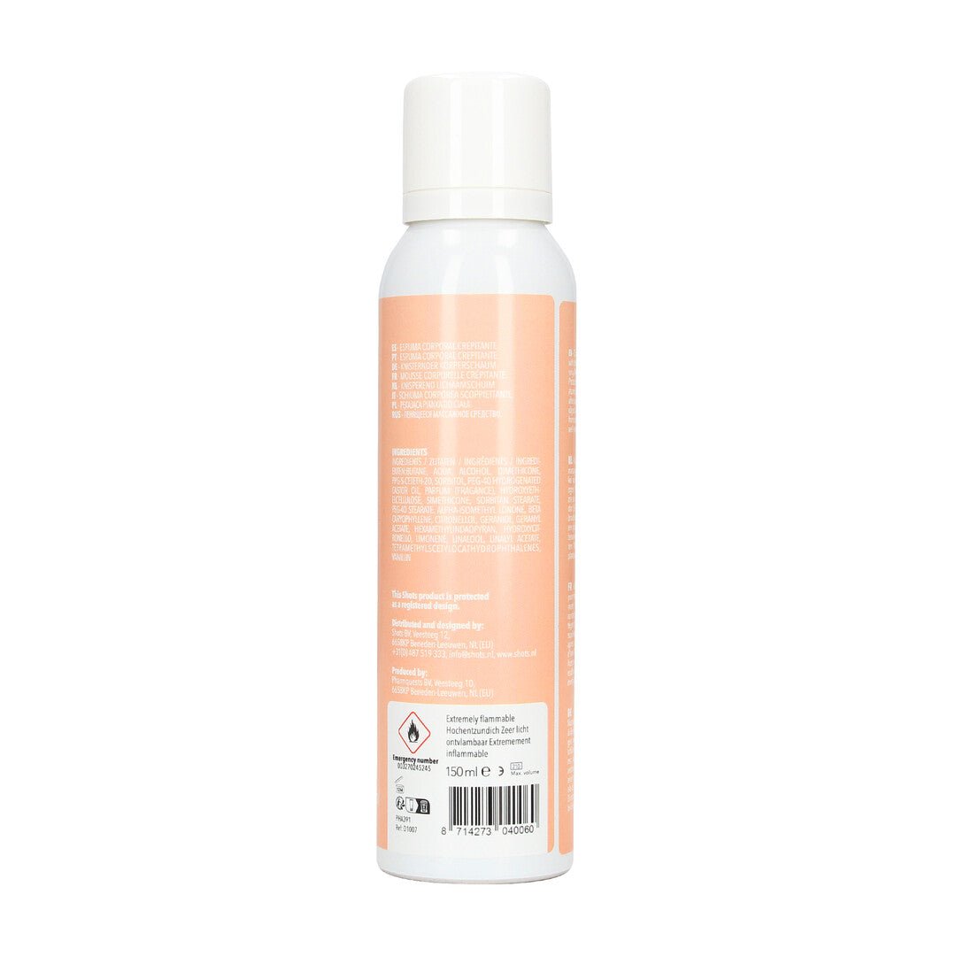 Crackling Body Foam for Massages - Jasmine - 5.1 fl oz / 150 ml