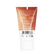 Achterzijde Pharmquests Lick Him passionfruit gel 50 ml, eetbare bodygel met passievrucht voor sensuele momenten