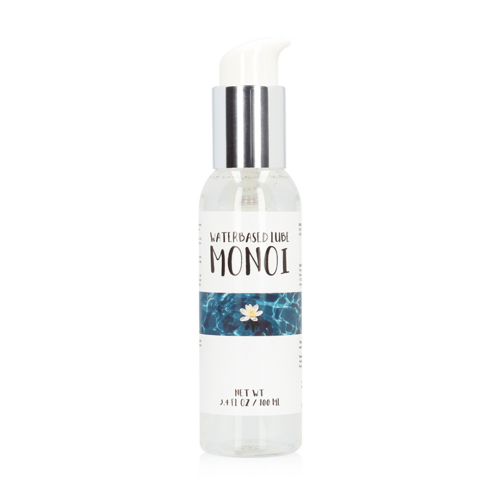 Pharmquests Monoi glijmiddel op waterbasis 100 ml, hydraterend glijmiddel met exotische Monoi geur