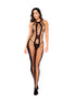 Cutout Fishnet Boystocking - One Size - Zwart