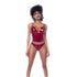 Mapalé Zweiteiliges Bustier-Set in Größe M | Wetlook Weinrot