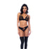 Mapalé Rock Star Zweiteiliges Bralette-Set S/M | Transparentes Mesh &amp; Wetlook