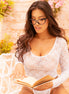 sexy kijkend Twee-delige set - L/XL - Wit Mapale