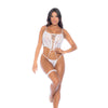 voorkant Drie-delige set - S/M - Wit Mapale