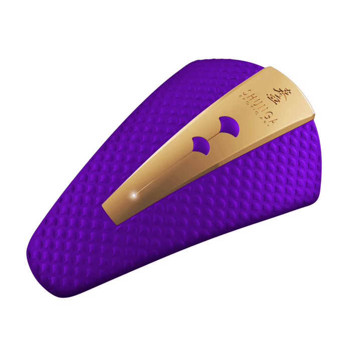 Shunga OBI clitorale stimulator paars, luxe clitoris vibrator voor gerichte en stille stimulatie