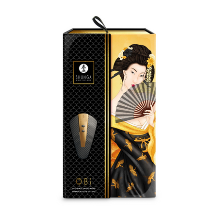 Shunga OBI™ Klitorisstimulator mit Wellenvibrationen | Schwarz