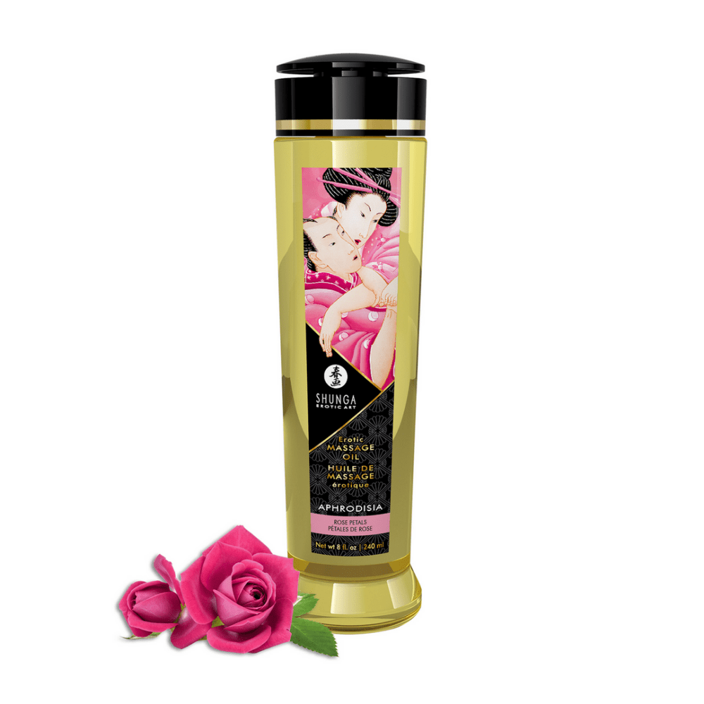 Shunga Erotisches Massageöl Rosenduft 240 ml