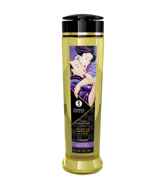 Shunga Sinnliches Massageöl Exotische Früchte 240 ml | Natürliche Pflege
