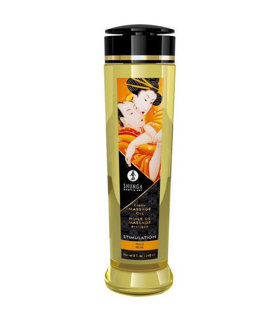 Shunga Massageöl Pfirsich 240 ml | Sinnliche Naturpflege