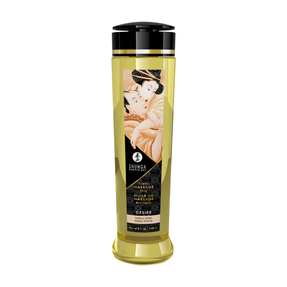 Shunga Massageolie Vanille 240 ml | Sensuele natuurlijke verzorging