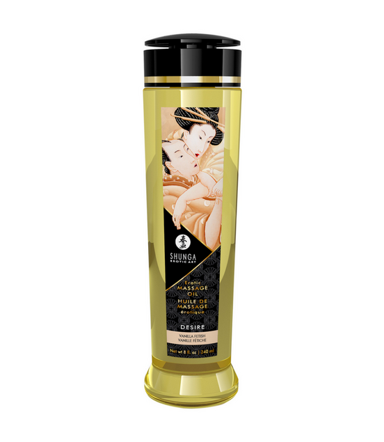 Shunga Massageöl Vanille 240 ml | Sinnliche Naturpflege
