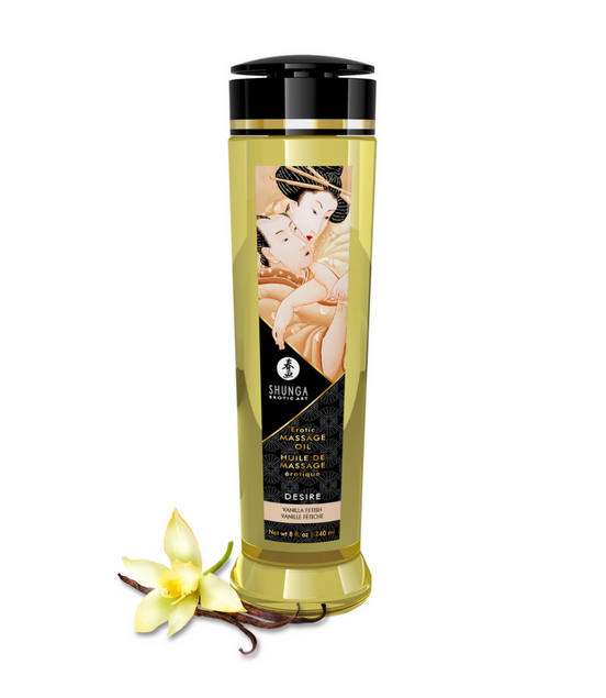 Shunga Massageöl Vanille 240 ml | Sinnliche Naturpflege