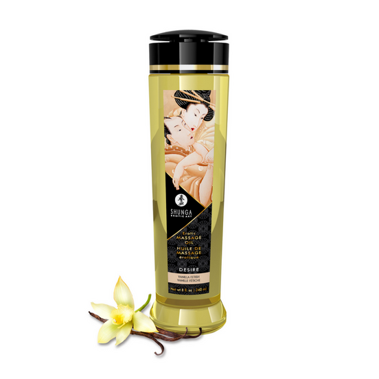 Shunga Massage Oil Vanilla 240 ml | Sensual natural care