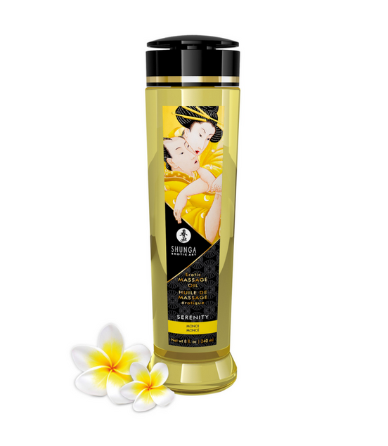 Shunga Massageöl Monoi 240 ml | Sinnliches natürliches Körperöl