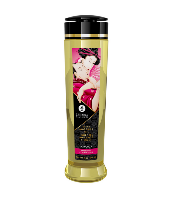 Shunga Massageöl Sweet Lotus 240 ml | Natürliche Sinnenpflege