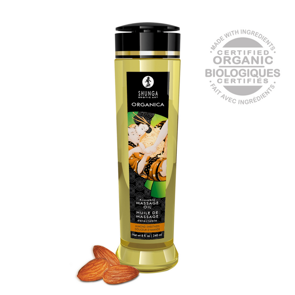 Shunga Organica Massageöl Mandelsüße 240 ml