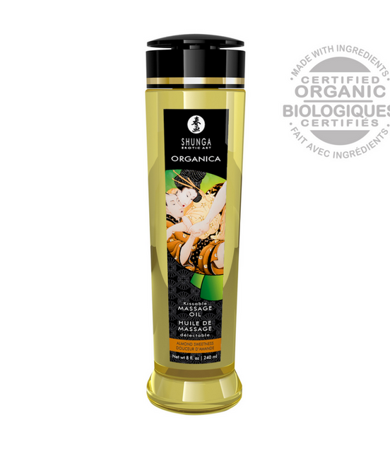 Shunga Organica Massageöl Mandelsüße 240 ml