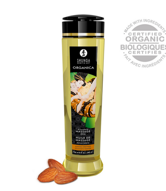 Shunga Organica Massageöl Mandelsüße 240 ml