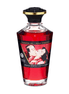 Shunga Aphrodisia Warming Oil Blazing Cherry 100 ml | Sensuele Kersensmaak