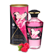 Shunga Aphrodisia Warming Oil Raspberry Feeling 100 ml | Framboos Sensueel