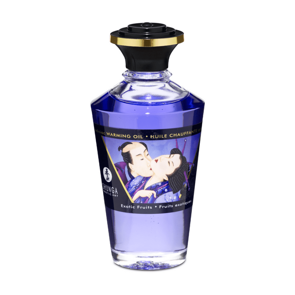 Shunga Aphrodisia Warming Oil Exotische Vruchten 100 ml | Tropische Sensatie