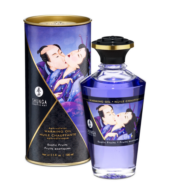 Shunga Aphrodisia Warming Oil Exotic Fruits 100 ml | Tropical Sensation