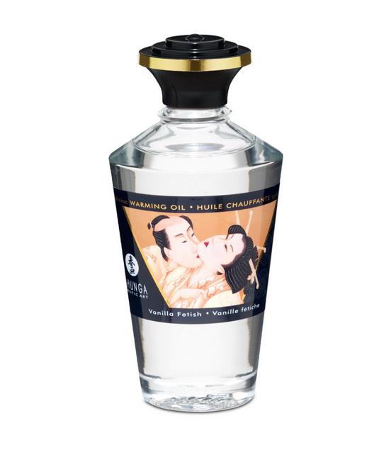 Shunga Aphrodisia Warming Oil Vanilla Fetish 100 ml | Creamy Seduction