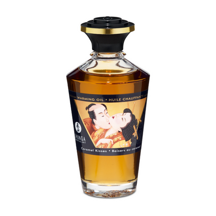 Shunga Aphrodisia Warming Oil Caramel Cushion 100 ml | Sweet Temptation
