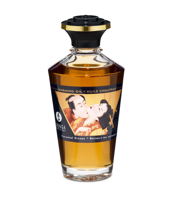 Shunga Aphrodisia Warming Oil Caramel Cushion 100 ml | Sweet Temptation