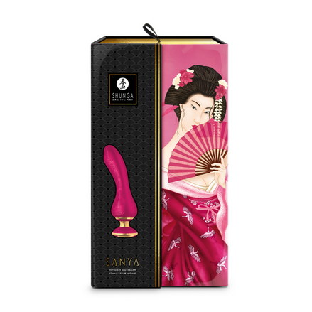 Shunga SANYA™ Vibrator | Powerful G-spot &amp; Clitoris Stimulation | Raspberry