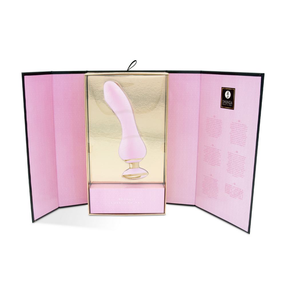 Shunga SANYA™ Vibrator | Flexible Doppelstimulation | Rosa