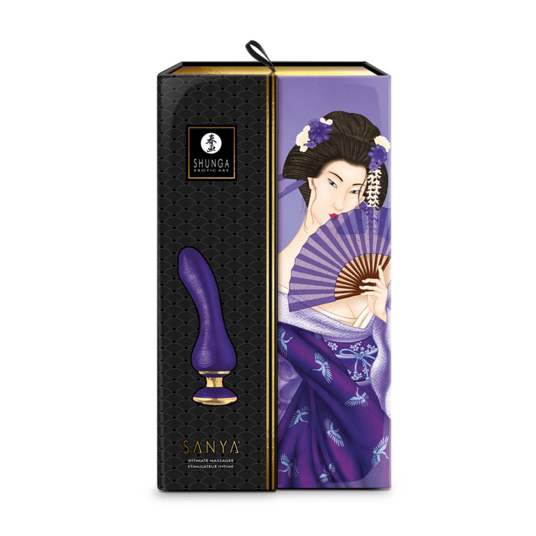 Shunga SANYA™ Vibrator | Luxuriöse Klitoris- und G-Punkt-Stimulation | Lila